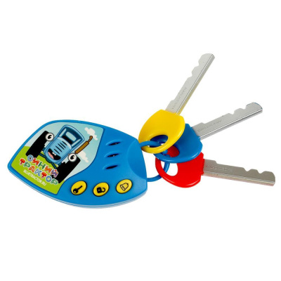 Развивающая игрушка Музыкальные ключи Синий трактор Умка ZY179937-R1